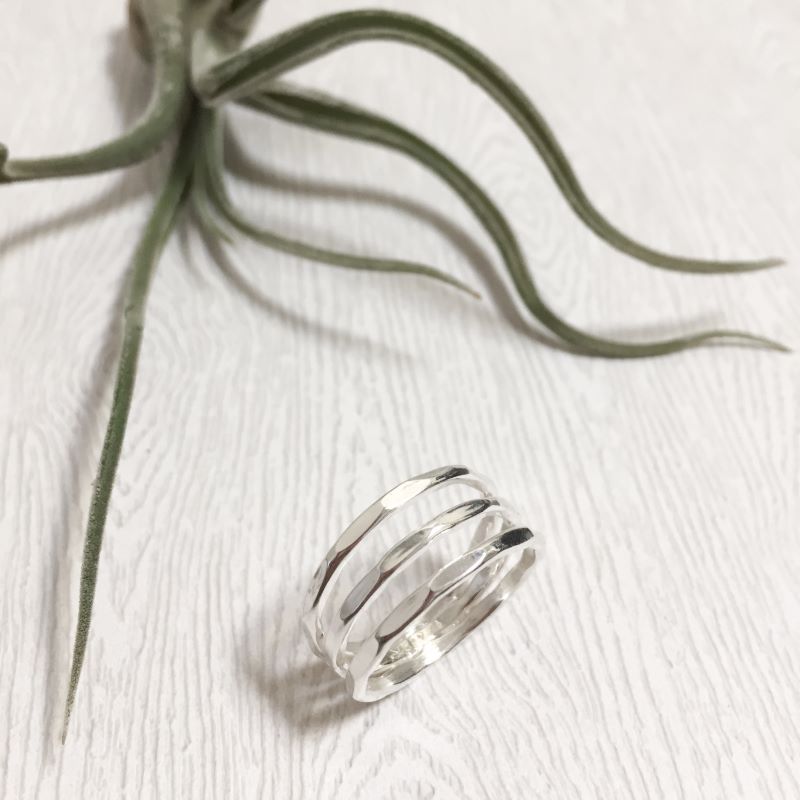 Rings Collection - Sustainable Sterling Recycled Reticulated Silver Handmade Fine Jewellery
