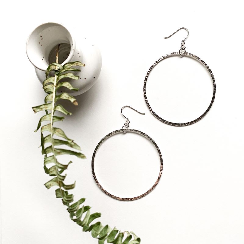 Max Circles Earrings in Sterling Silver