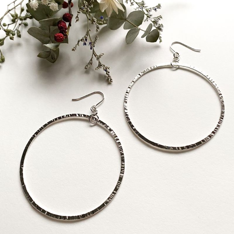 Max Circles Earrings in Sterling Silver