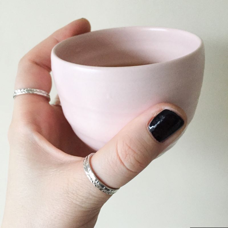 Cedar Stacking Ring in Sterling Silver